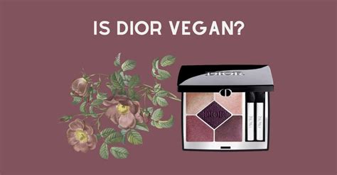 is dior lipstick vegan|is dior vegan 2024.